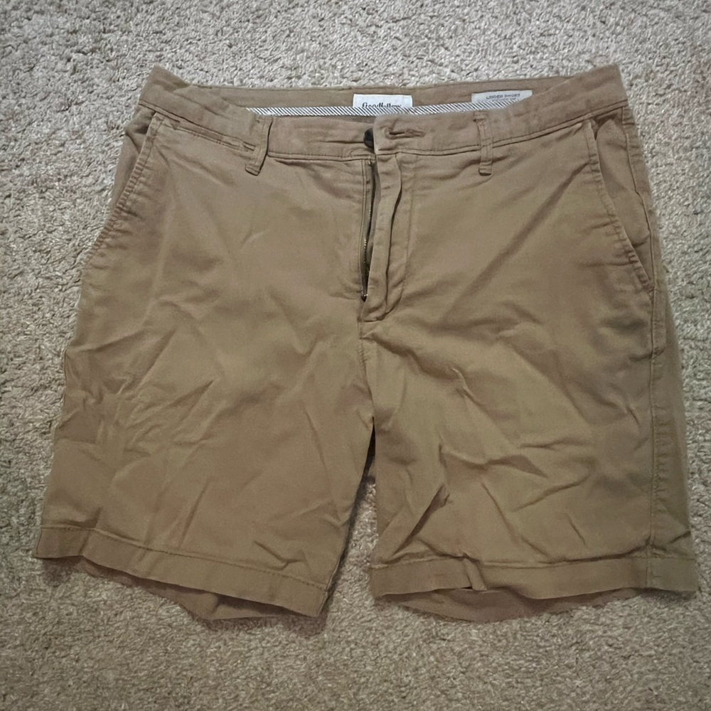 Goodfellow & Co Tan Flat-Front Men’s Shorts